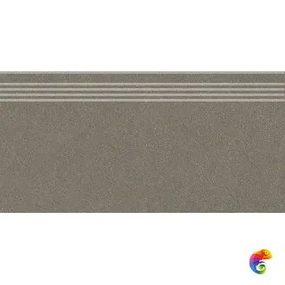 DD254220R/GR Ступень Джиминьяно коричневый матовый обрезной 30х60x0,9