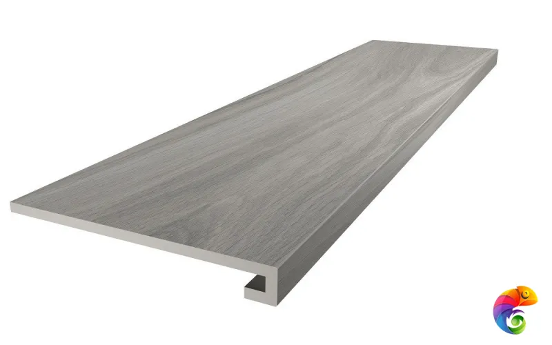 SG518720R/GCF Ступень клееная Монтиони серый матовый обрезной 33x119,5x0,9