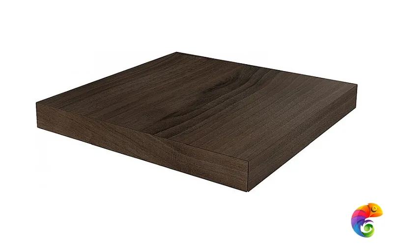 DL501720R/GCS Ступень угловая клееная левая Про Вуд коричневый 33x33x0,9