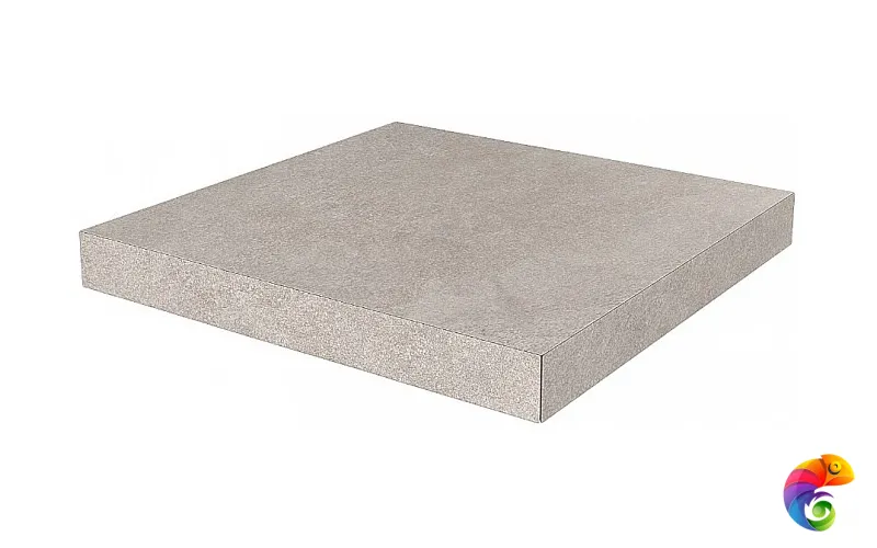 DD600320R/GCA Ступень угловая клееная Про Стоун серый светлый  33x33x0,9