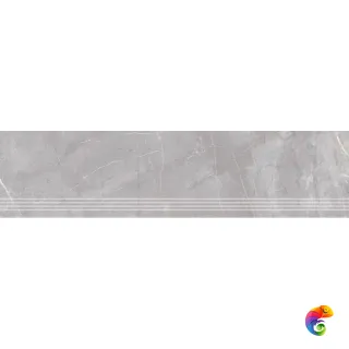 SG560720R/GR Ступень Риальто серый натуральный  30x119,5x0,9