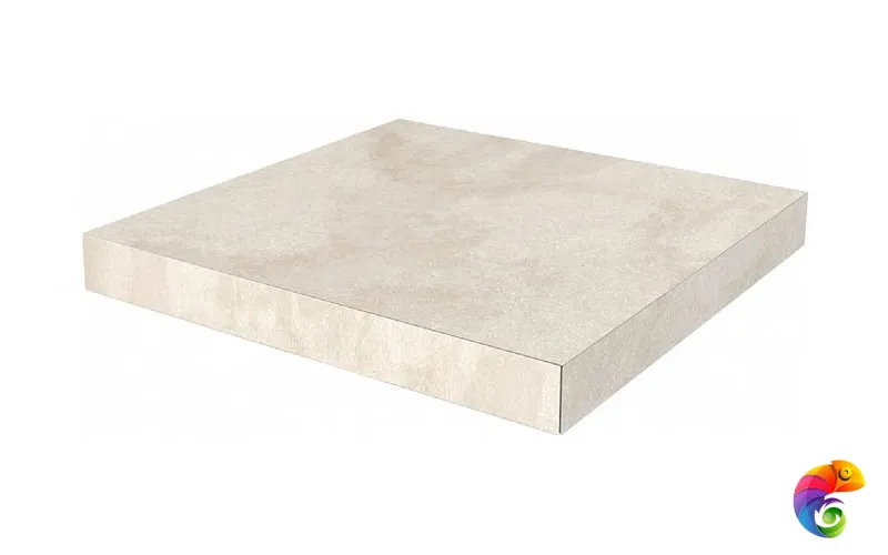 DL500620R/GCA Ступень угловая клееная Роверелла бежевый светлый 33x33x0,9