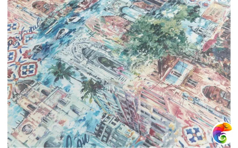 KM6604 Обои виниловые Впечатление мотив, цветной  (1, Т B)