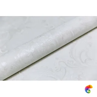 KM7701 Обои виниловые Ориент мотив, белый (1, Т B) прямая стыковка