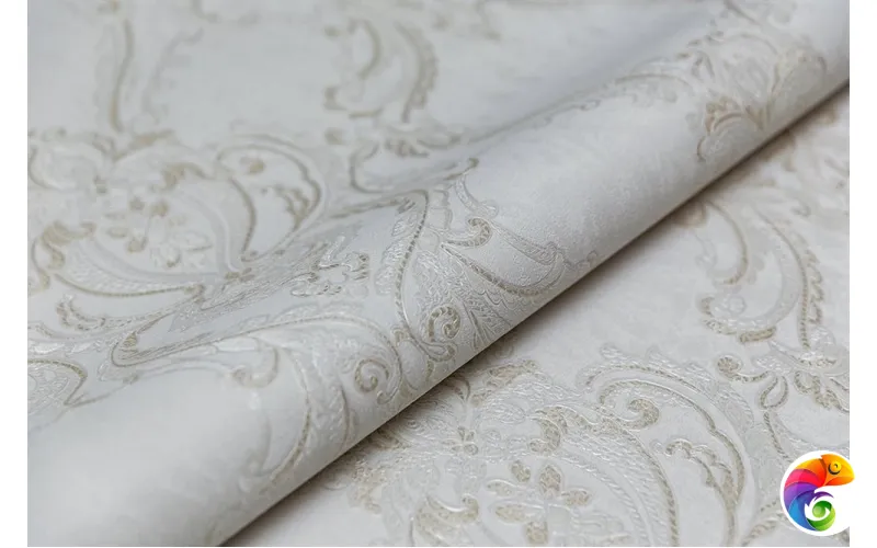 KM7702 Обои виниловые Ориент мотив, серый светлый (1, Т B) прямая стыковка