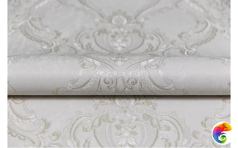 KM7702 Обои виниловые Ориент мотив, серый светлый (1, Т B) прямая стыковка