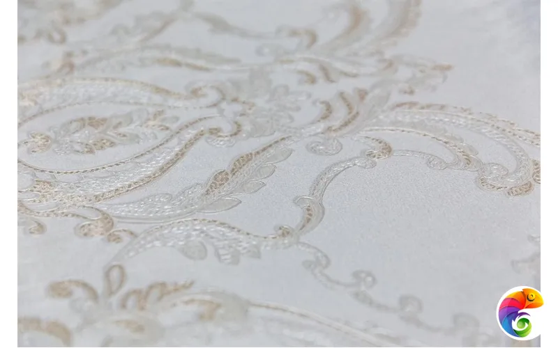 KM7702 Обои виниловые Ориент мотив, серый светлый (1, Т B) прямая стыковка