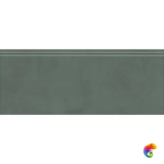 FMF021R Плинтус Чементо зелёный матовый обрезной 30x12x1,3