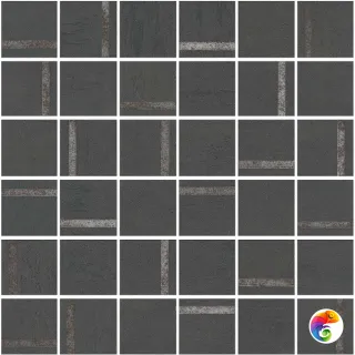 SG640520/MM Декор Гварди 2 мозаичный антрацит матовый обрезной 30x30x0,9