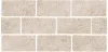 BR024T Бордюр Роверелла бежевый мозаичный 34,5x14,7x0,9