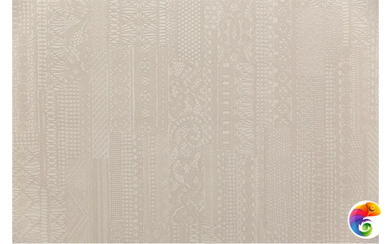 KM8203 Обои виниловые Ажур база универсальная,бежевый 1,06х10 (1, Т C) смещённая стыковка