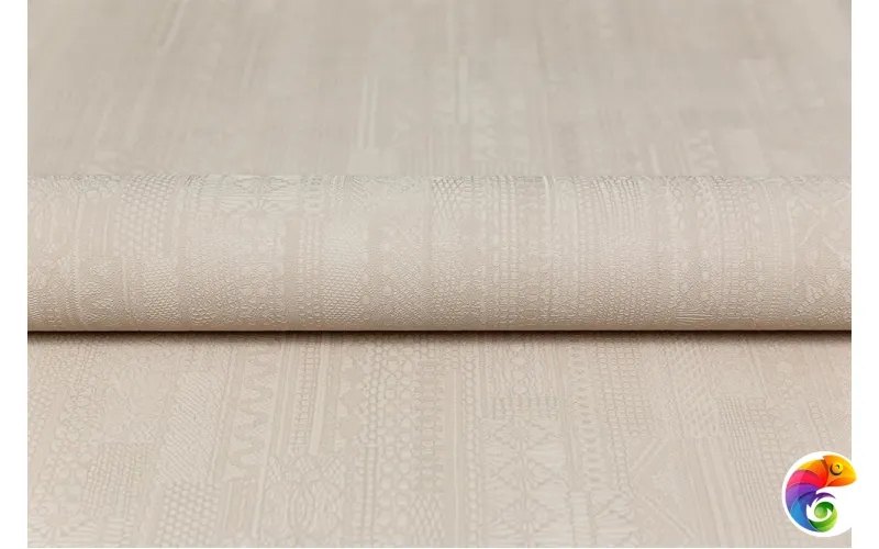 KM8203 Обои виниловые Ажур база универсальная,бежевый 1,06х10 (1, Т C) смещённая стыковка