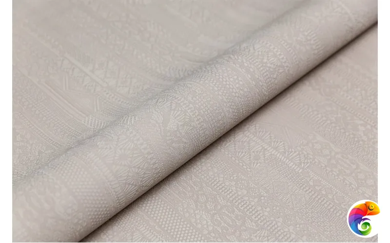 KM8204 Обои виниловые Ажур база универсальная,бежевый темный 1,06х10 (1, Т C) смещённая стыковка