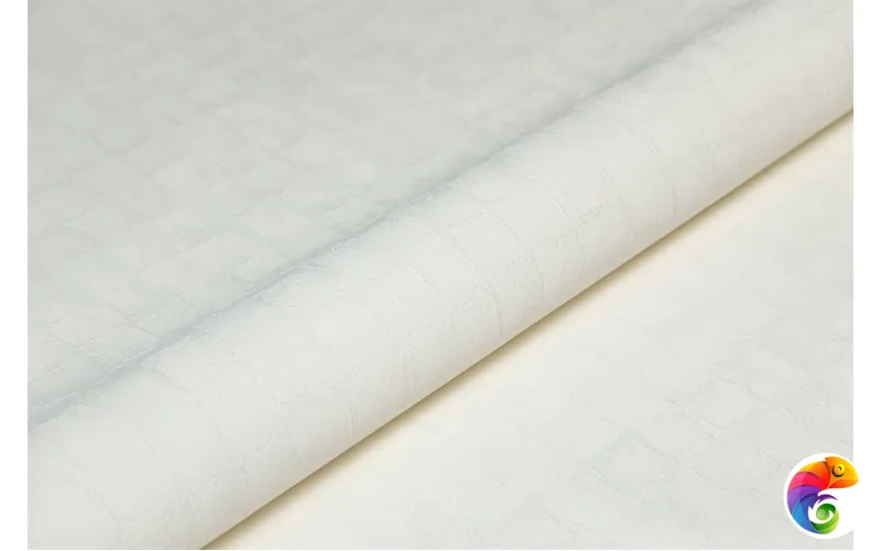 KM8601 Обои виниловые Мираж база, белый 1,06х10 (1, Т A)смещённая стыковка