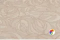 KM8613 Обои виниловые Мираж,  база универсальная,бежевый, листья (1, Т A) смещённая стыковка