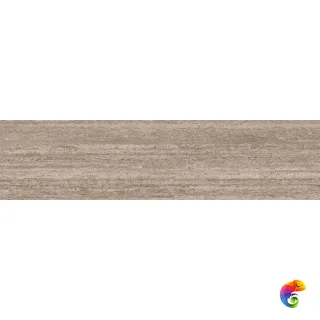 KM6012G0771RGCF Ступень фронтальная клееная Про Травертин бежевый тёмный матовый обрезной 33x119,5x0,9