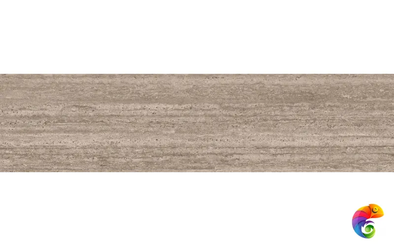 KM6012G0771RGCF Ступень фронтальная клееная Про Травертин бежевый тёмный матовый обрезной 33x119,5x0,9