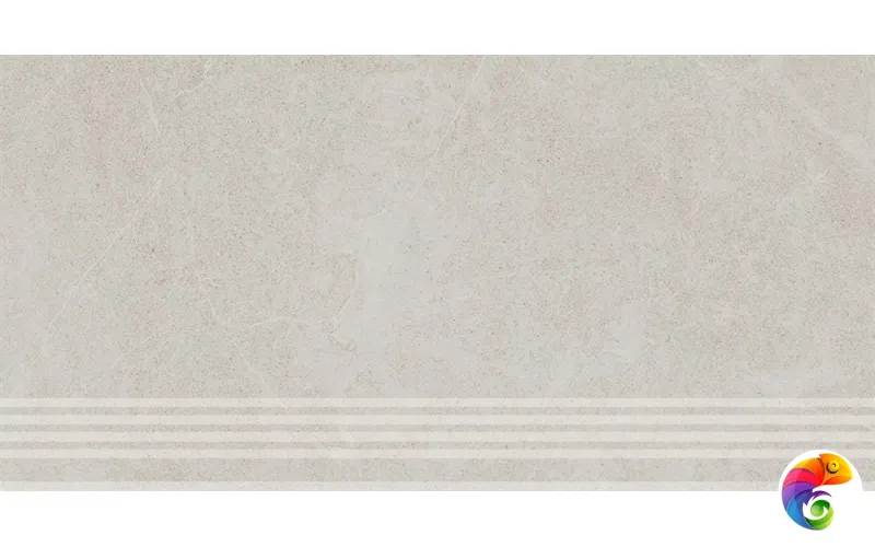 KM6060G0471RGRF Ступень фронтальная Эстерель белый матовый обрезной 30x60x0,9