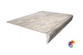 SG158500N/GR/ANS Ступень угловая Терраса коричневый левая  30х30x8