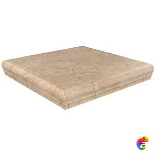 SG158300R/GR/AN Ступень угловая Фаральони песочный 34х34х8