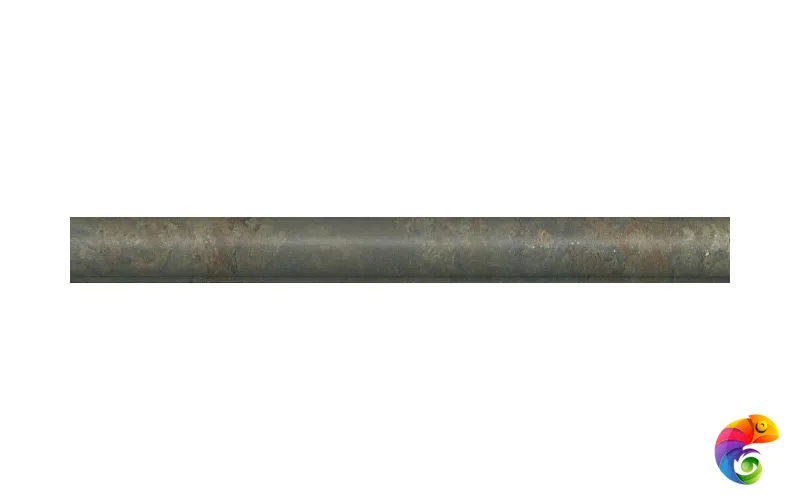 SPB003R Бордюр Рамбла коричневый обрезной 25х2,5х19