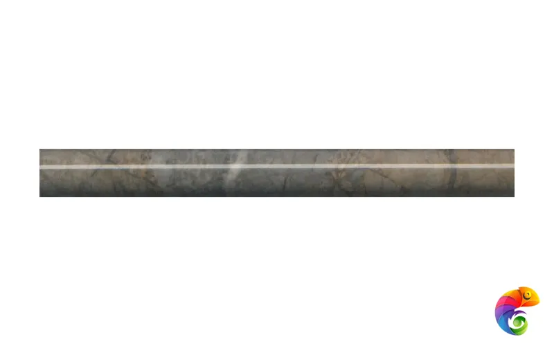 SPB007R Бордюр Театро коричневый обрезной 25x2,5x19