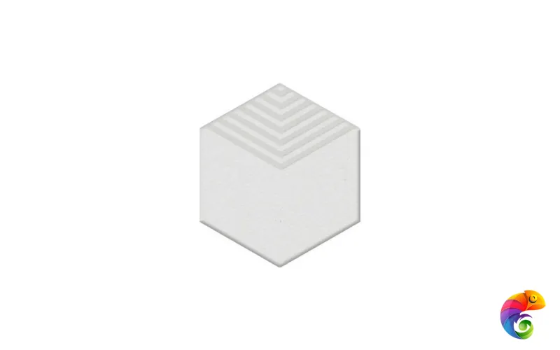 OS/A241/63000 Декор Агуста белый 5,2х6 6x5,2x6,9