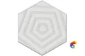 OS/A241/63000 Декор Агуста белый 5,2х6 6x5,2x6,9