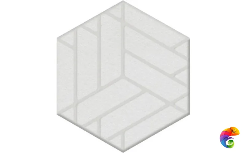 OS/A241/63000 Декор Агуста белый 5,2х6 6x5,2x6,9
