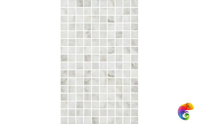 MM6432 Декор Кантата мозаичный белый глянцевый 25x40x0,8
