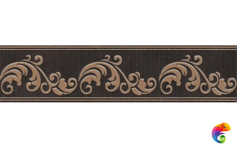 AD/B399/SG929720R Бордюр Версаль коричневый обрезной 30x7x0,9