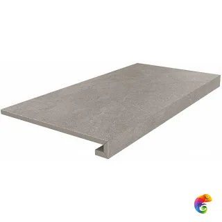 DD600420R/GCF Ступень клееная Про Стоун серый 33x60x0,9