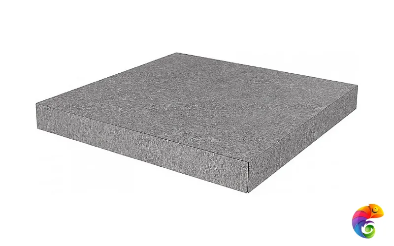 DL501220R/GCA Ступень угловая клееная Роверелла пепельный 33x33x0,9