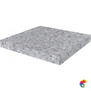 SG632620R/GCA Ступень угловая клееная Терраццо серый  33x33x0,9