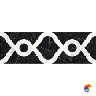 ID92T Бордюр Фрагонар наборный чёрный 30x9,9x0,9