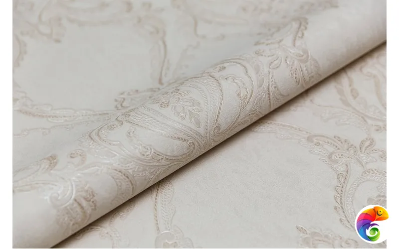 KM7703 Обои виниловые Ориент мотив, бежевый (1, Т B) прямая стыковка