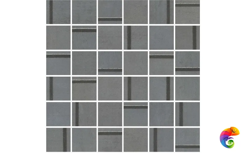 MM13131 Декор Гварди 1 мозаичный синий матовый обрезной 30x30x0,9