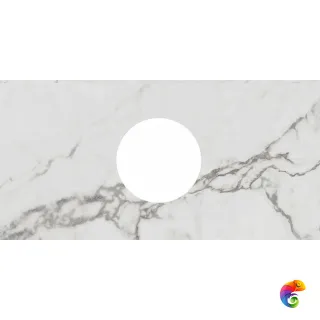 ID159 Декор Коррер наборный белый глянцевый 30x60x0,9