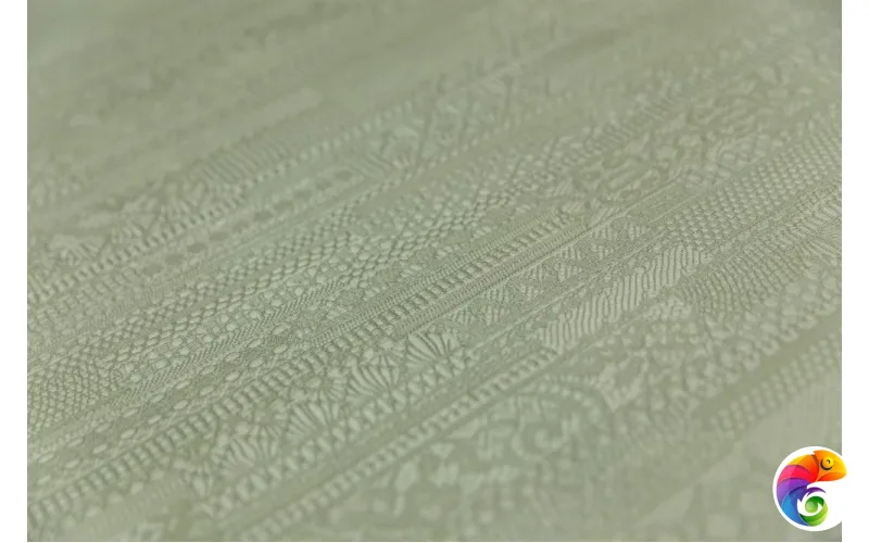 KM8207 Обои виниловые Ажур база универсальная,зеленый 1,06х10 (1, Т C1) смещённая стыковка