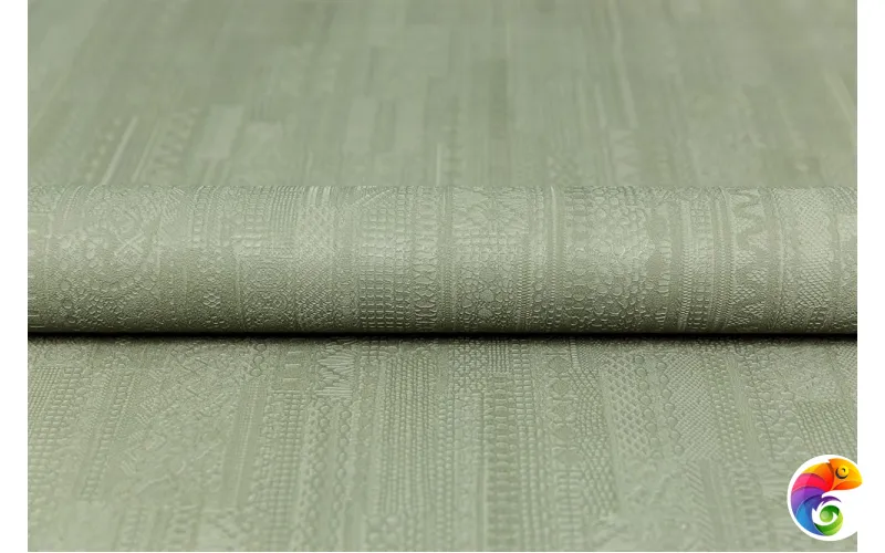 KM8207 Обои виниловые Ажур база универсальная,зеленый 1,06х10 (1, Т C1) смещённая стыковка