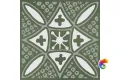 KMD3STA019GN Декор Бахия 2 зелёный глянцевый 9,8x9,8x0,7