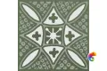 KMD3STA019GN Декор Бахия 2 зелёный глянцевый 9,8x9,8x0,7