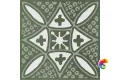 KMD3STA019GN Декор Бахия 2 зелёный глянцевый 9,8x9,8x0,7