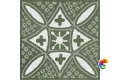 KMD3STA019GN Декор Бахия 2 зелёный глянцевый 9,8x9,8x0,7