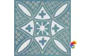 KMD3STA020GN Декор Бахия 2 бирюзовый глянцевый 9,8x9,8x0,7