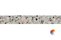 KM6060G0001RBT6 Плинтус Бричиола белый матовый обрезной 60x9,5x0,9