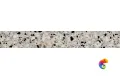 KM6060G0001RBT6 Плинтус Бричиола белый матовый обрезной 60x9,5x0,9