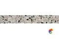 KM6060G0001RBT6 Плинтус Бричиола белый матовый обрезной 60x9,5x0,9