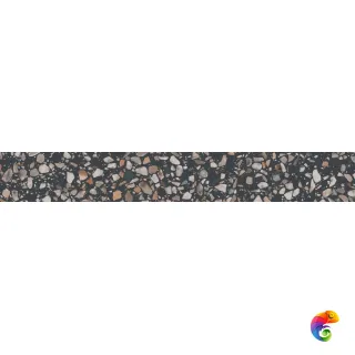 KM6060G0021RBT6 Плинтус Бричиола чёрный матовый обрезной 60x9,5x0,9