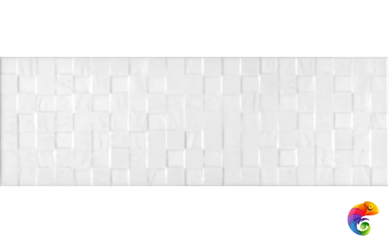 60167 Бьянка белый матовый мозаика 20x60x0,9